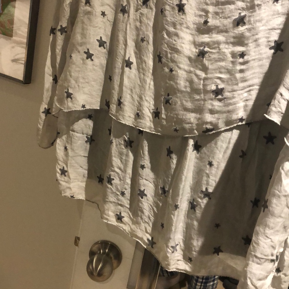 Partially sheer pullover blouse - Picture 5 of 5